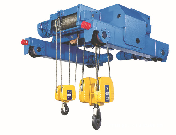 安起鋼絲繩雙鉤25t&5t-9m電動(dòng)葫蘆