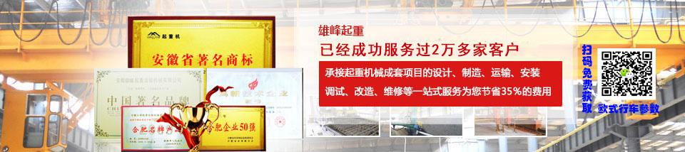 雄峰起重安徽省最大的專業(yè)起重機生產(chǎn)企業(yè) 雄峰起重安徽省最大的專業(yè)起重機生產(chǎn)企業(yè)